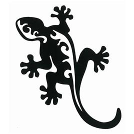 1 autocolante preto cadox gecko