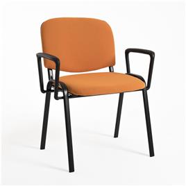 Presentes Miguel - Pack 4 Cadeiras Ofis com Braços - Laranja