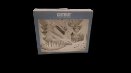 Cutout - The Paper Lamp: Ski na Neve