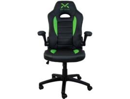 Cadeira Gaming DROXIO Trounvalue (Até 120 Kg - Preto e Verde)