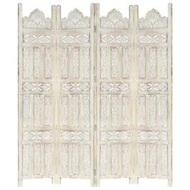 Biombo  285319 Branco (Madeira - 160 x 165 cm)