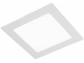 Candeeiro de Teto Embutida WONDERLAMP Extraplano Cuadrado (Branco - LED - 20 W - Alumínio - 225x225x22 mm)
