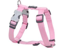 Peitoral para Cães  Liso Rosa (2.5 x 62-109 cm)