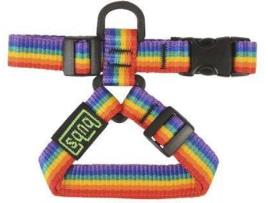 Peitoral para Cães BUBS Rainbow 20 mm Multicor (45 g)