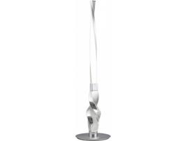 Candeeiro de Mesa AJP ILUMINACIÓN Mar (Prateado - E27 - 8 W - Metal)