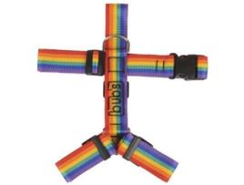 Peitoral para Cães BUB'S Not Pull Mediano Rainbow Multicor (100 g)