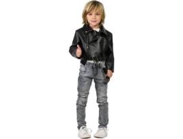 Casaco  Rocker Preto (Tam: 7 a 9 anos)