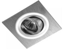 Candeeiro Suspenso FABRILAMP Colonia (Prateado - E27 - 60 W - Metal)