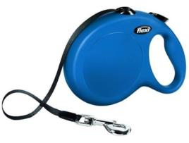 Trela para Cães  Refletora (Azul - 8m - Nylon - Até: 50 Kg - L - Porte Grande)