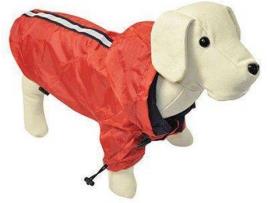 Capa de Chuva para cães  Reflexivo 30 cm 200 gr Vermelho