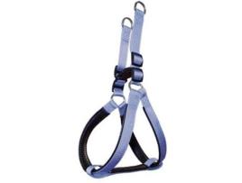 Peitoral para Cães  Nylon Liso Azul (T-1)