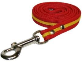 Coleira para Cães  Bandeira de Espanha (Vermelho - 100cm - Algodão - L - Porte Grande)