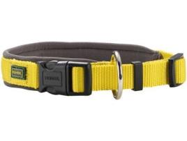 Coleira para Cães  Neopren Vario Plus Nylon Amarelo (T-65)