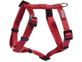 Peitoral para Cães  Nylon Reflect Vermelho (L)