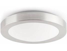 Plafon FARO BARCELONA Logos Médio (Cinzento - E27 - 20 W - Alumínio)