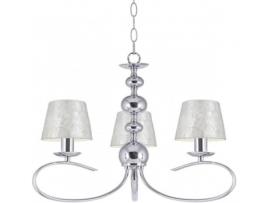 Candeeiro Suspenso  Aurora (Prateado - E14 - 3 x 40 W - Metal)