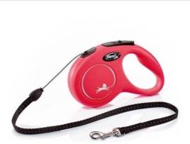 Trela para Cães  (Vermelho - 8m - Até: 20 Kg - M - Porte Médio)