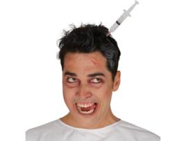 Bandolete  Zombie Com Seringa Espetada (Tam: Tamanho Único)