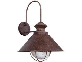 Aplique  Nautica (Castanho - E27 - 11 W - Metal)