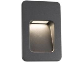 Candeeiro de Teto Embutida FARO BARCELONA Nase- 2 (Cinzento - LED - 3 W - Alumínio)