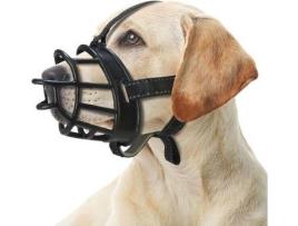 Açaime para Cães  Silicone Fle x ível (L)