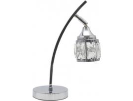 Candeeiro de Mesa  Catania (Prateado - LED - 5 W - Cristal)