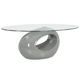 Mesa  282987 Cinzento (Vidro - 115 x 65 x 40 cm)