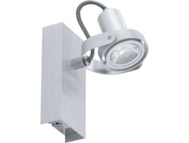 Candeeiro de Parede  Novorio 94642 (GU10 - 5 W - Alumínio e Inox)