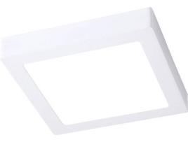 Candeeiro de Teto Embutida WONDERLAMP Extraplano Redondo W-E000061 (Branco - LED - 20 W - Alumínio)