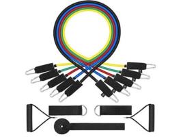 Conjunto de Bandas de Resistência Látex Natural COOL-HOME Multicor