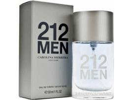 Perfume CAROLINA HERRERA 212 Men Eau de Toilette (30 ml)