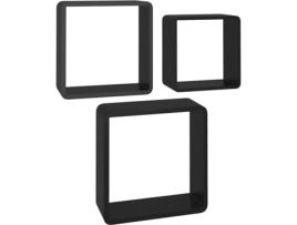 Prateleira  323953 (MDF - 28 x 10 x 28 cm - Preto)