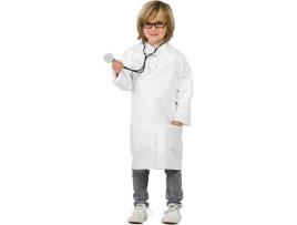 Fato Unisexo  Bata De Médico (Tam: 10 a 12 Anos)