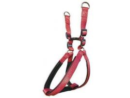 Peitoral para Cães  Nylon Liso Vermelho (T-2)