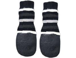 Botas para Cães  (Cinzento - 2 Un - XS - Porte Pequeno)