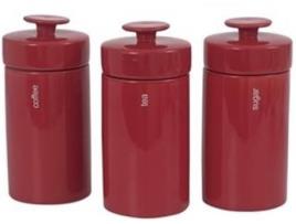 Frascos SALT & PEPPER Soho (Vermelho - Porcelana)