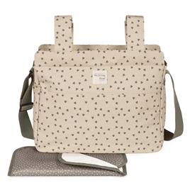 Bolsa de Maternidade Walking Mum Poppy Corações Musgo