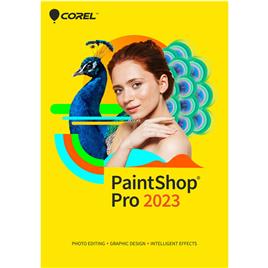 COREL Software Edição Fotos, Design Grafico e Efeitos Especiais Paintshop Pro™ 2023, 1 Ano, 1 Dispositivo