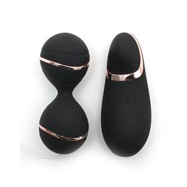 Bolas Kegel con Control Remoto y Estimulador Ibiza Negro