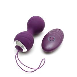 Bolas Kegel con Vibración con Control Remorto Cannes Purpura