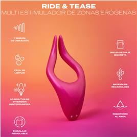 DUREX - BRINQUEDO MULTI-ESTIMULADOR RIDE & TEASE
