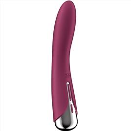 SATISFYER - VIBRADOR ROTATOR G-SPOT VIBE 1 G-SPOT VERMELHO