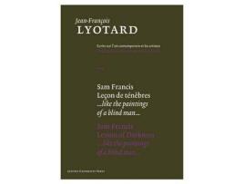 Livro sam francis, lesson of darkness de jean-francois lyotard (inglês)