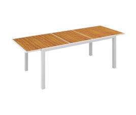 Mesa de exterior alumínio outsunny 240x94