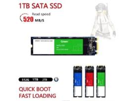 Disco SSD SEMD M.2 Ngff High-Speed Transmission Notebook Desktop Universal Green 500Gb