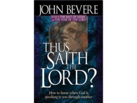 Livro thus saith the lord? de john bevere (inglês)