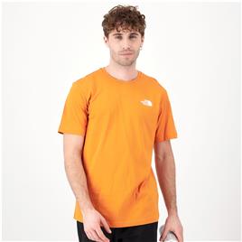 The North Face Redbox Celebration - Laranja - T-shirt Montanha Homem tamanho M