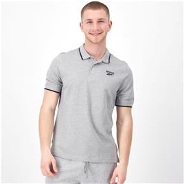 Reebok Id - Cinza - Polo Homem tamanho S