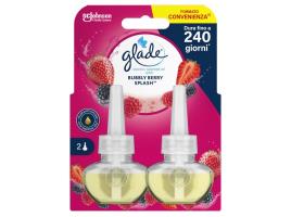 Ambientador Eléctrico Recarga Glade Bubbly Berry Splash 2x20ml
