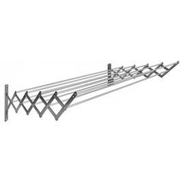 Sauvic 120 Cm Extendable Aluminium Clothesline 10 Rods